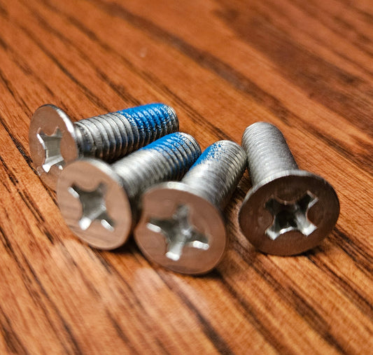 Stainless Steel Phillips Head M6 x 20mm Hydrofoil Bolts set of Four