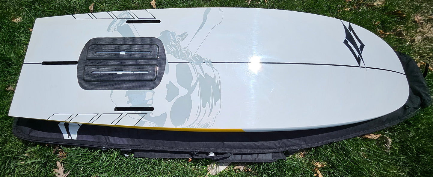 Naish Venturi Race Board with Wizard Hat Carbon Hydrofoil Plate Mount