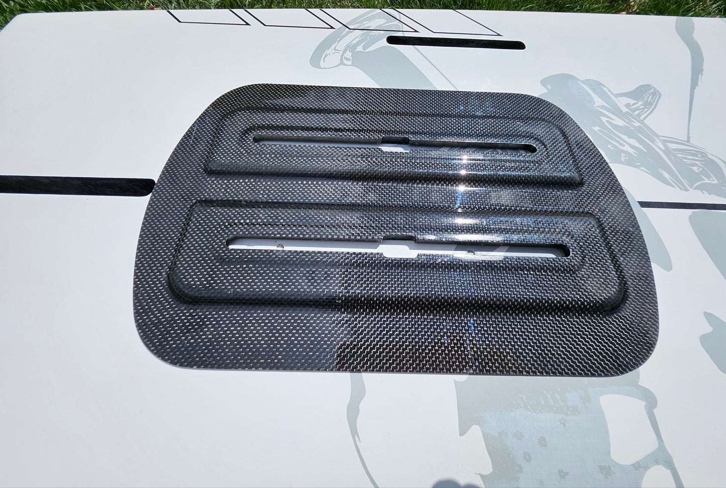 Naish Venturi Race Board with Wizard Hat Carbon Hydrofoil Plate Mount