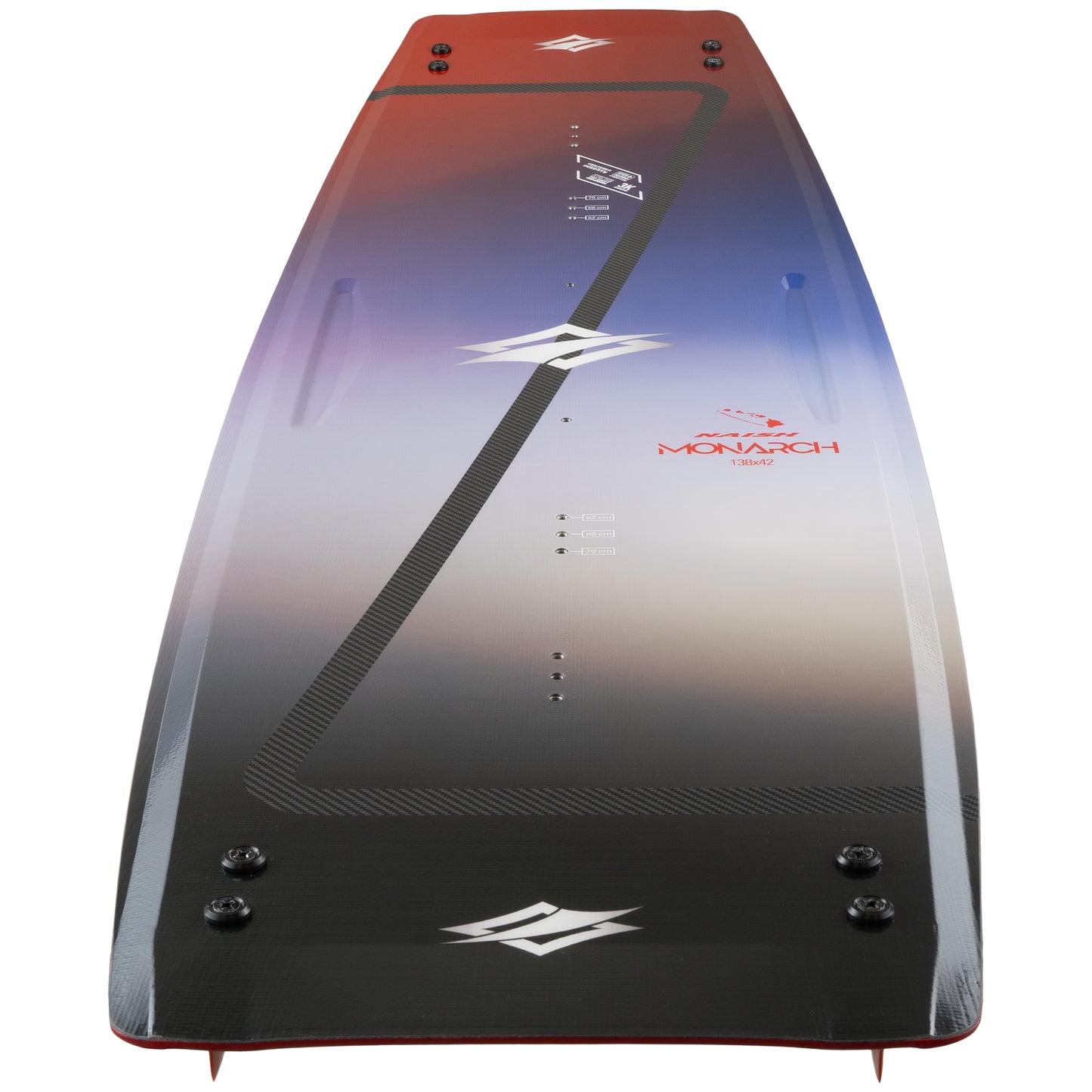 2025 Naish Monarch NVision Twin Tip Kiteboard 135cm
