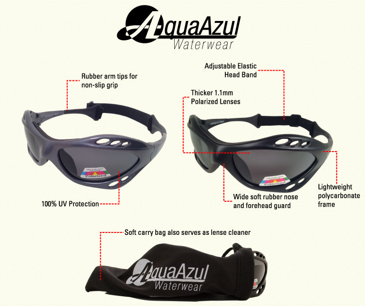 Aqua Azul Water Shades - Six Colors Available Sunglasses