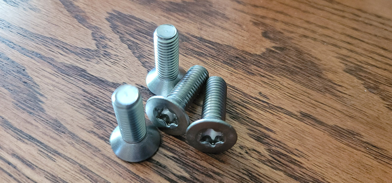Stainless Steel Torx Head M8 x 25mm Hydrofoil Bolts set of Four