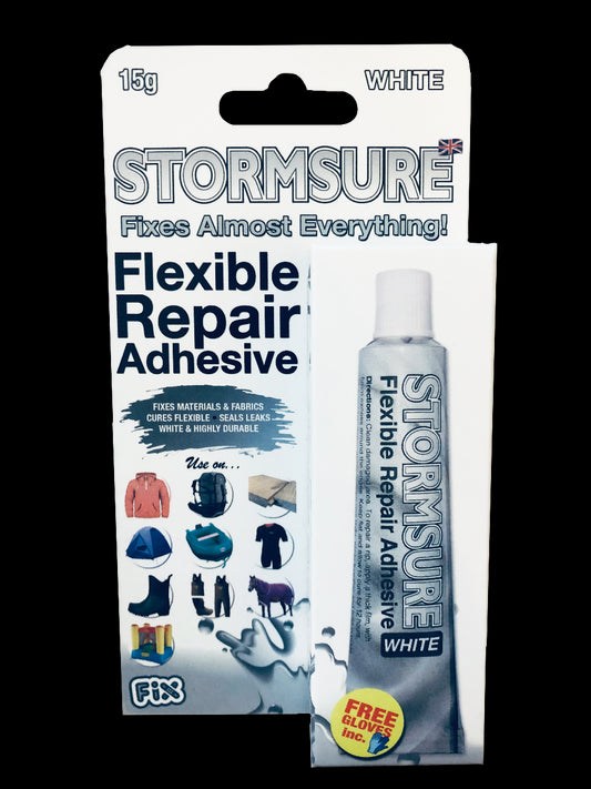 White Stormsure Flexible Repair Adhesive 15g