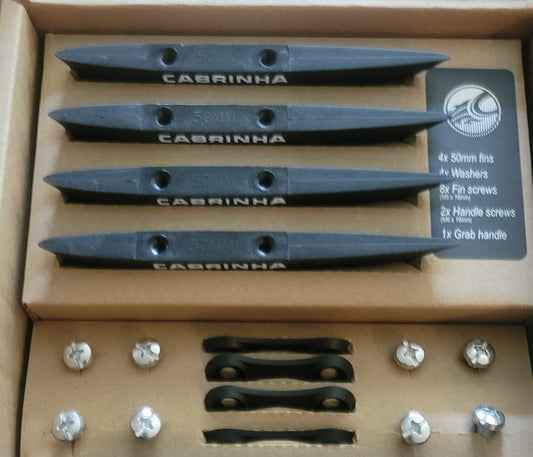 Cabrinha 50mm Twintip Fins including bolts and washers