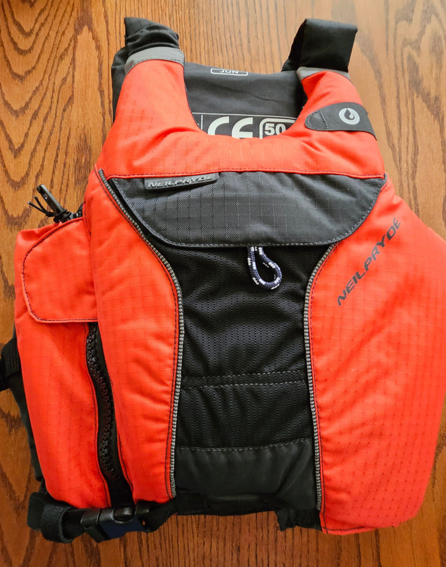 High Hook Floatation Vest by Neil Pryde Junior Size Color Red