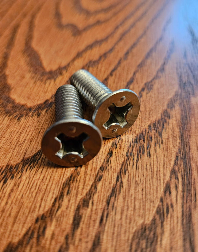 Stainless Steel Phillips Head M8 x 25mm Hydrofoil Bolts set of two