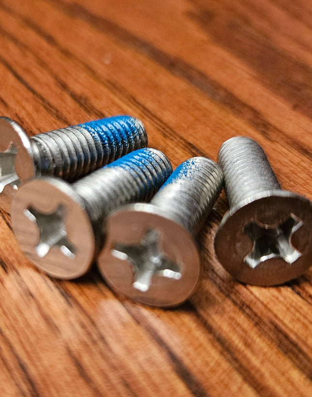 Stainless Steel Phillips Head M6 x 20mm Hydrofoil Bolts set of Four