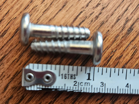 Surfboard Stringer Coarse Thread Screws for Footstraps 1"