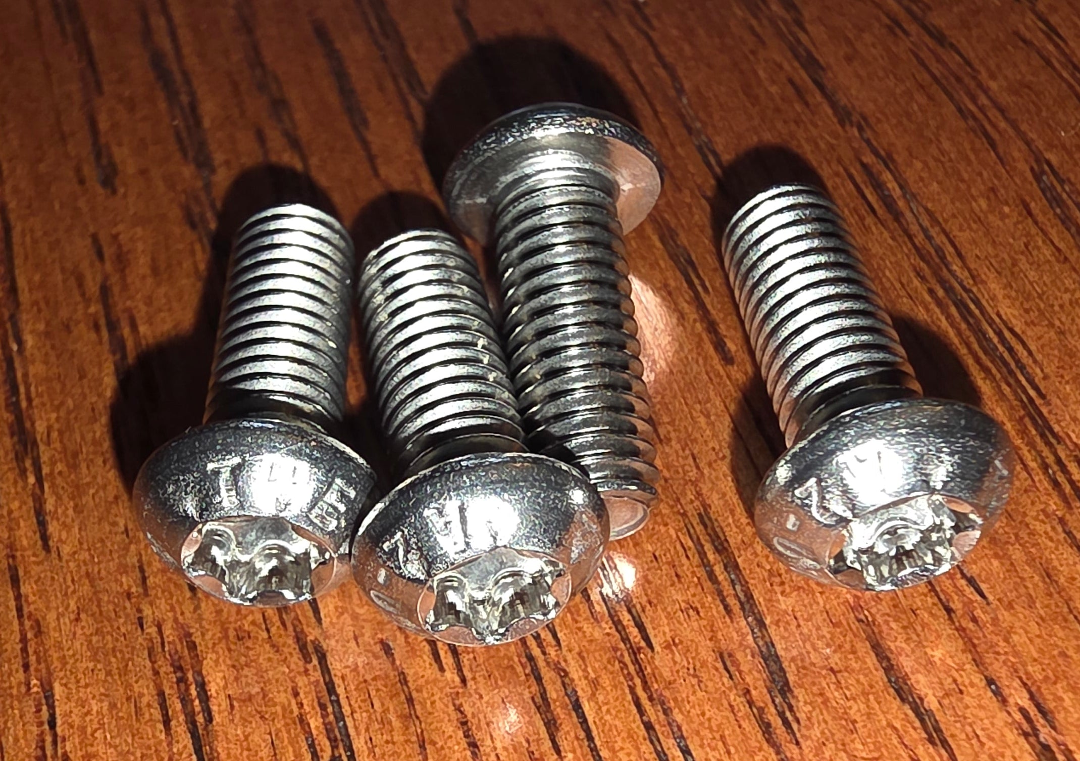 Twin Tip Kiteboard Fin Bolts set of Four M6 x 16mm Stainless Steel Torx Head