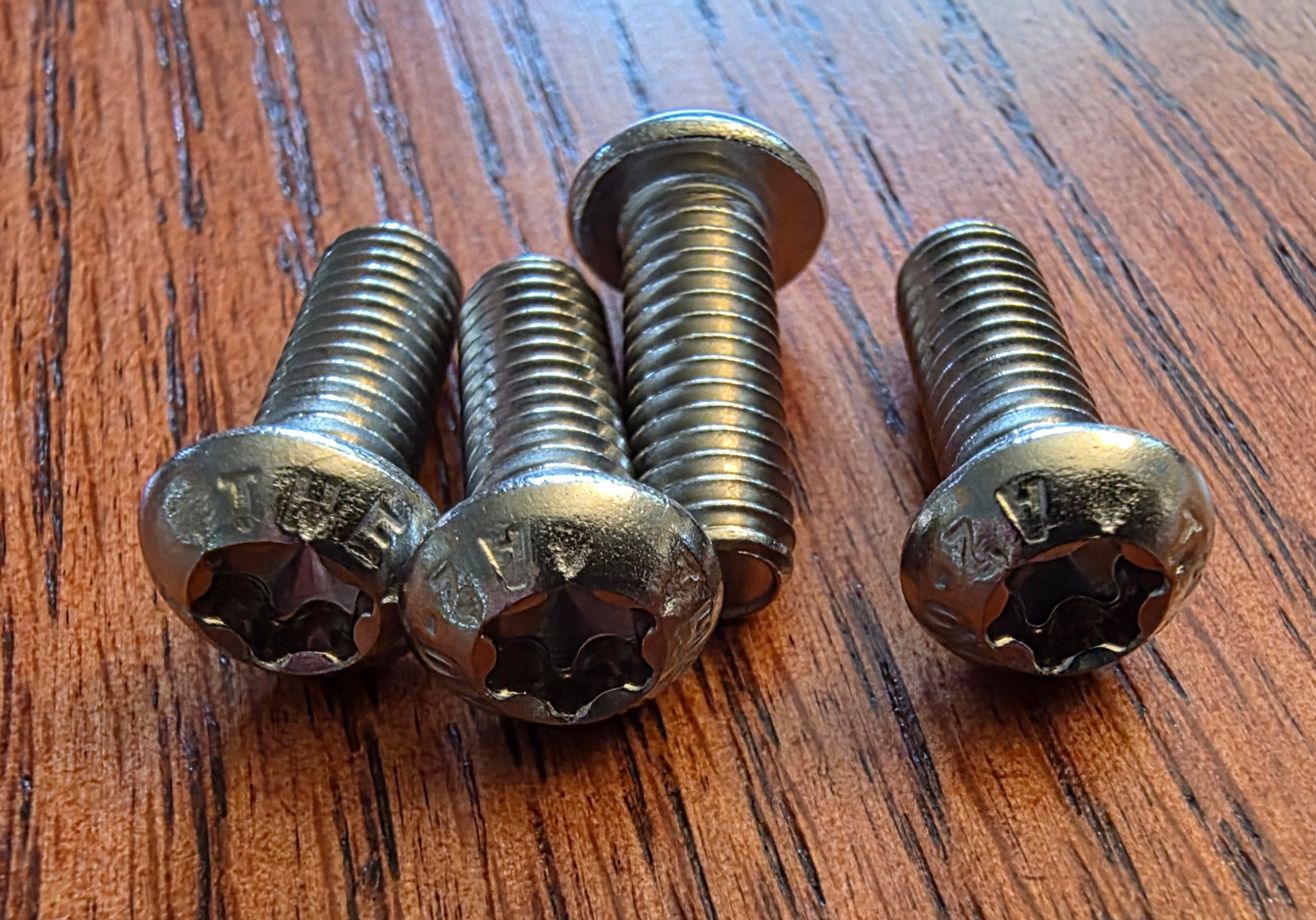 Twin Tip Kiteboard Fin Bolts set of Four M6 x 16mm Stainless Steel Torx Head
