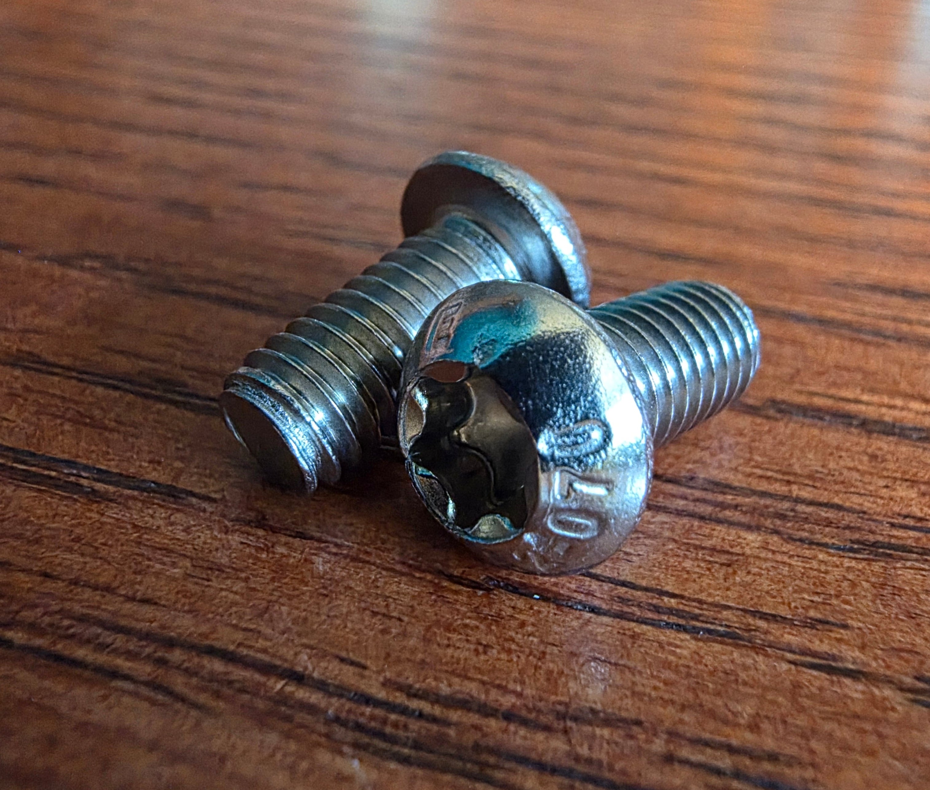 Twin Tip Kiteboard Handle Bolts set of Two M6 Torx