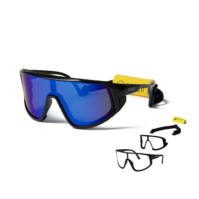 Ocean Glasses Killy Water Polarized Watersports Sunglasses Gloss Black