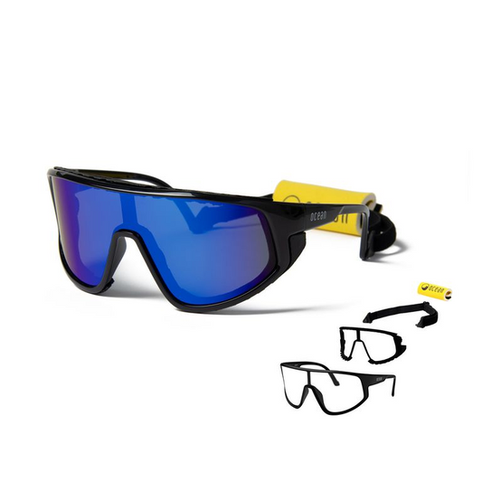 Ocean Glasses Killy Water Polarized Watersports Sunglasses Gloss Black