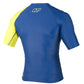 Neil Pryde - NP Junior size 14 Short Sleeve Rashguard Blue/Yellow