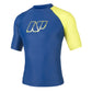 Neil Pryde - NP Junior size 14 Short Sleeve Rashguard Blue/Yellow