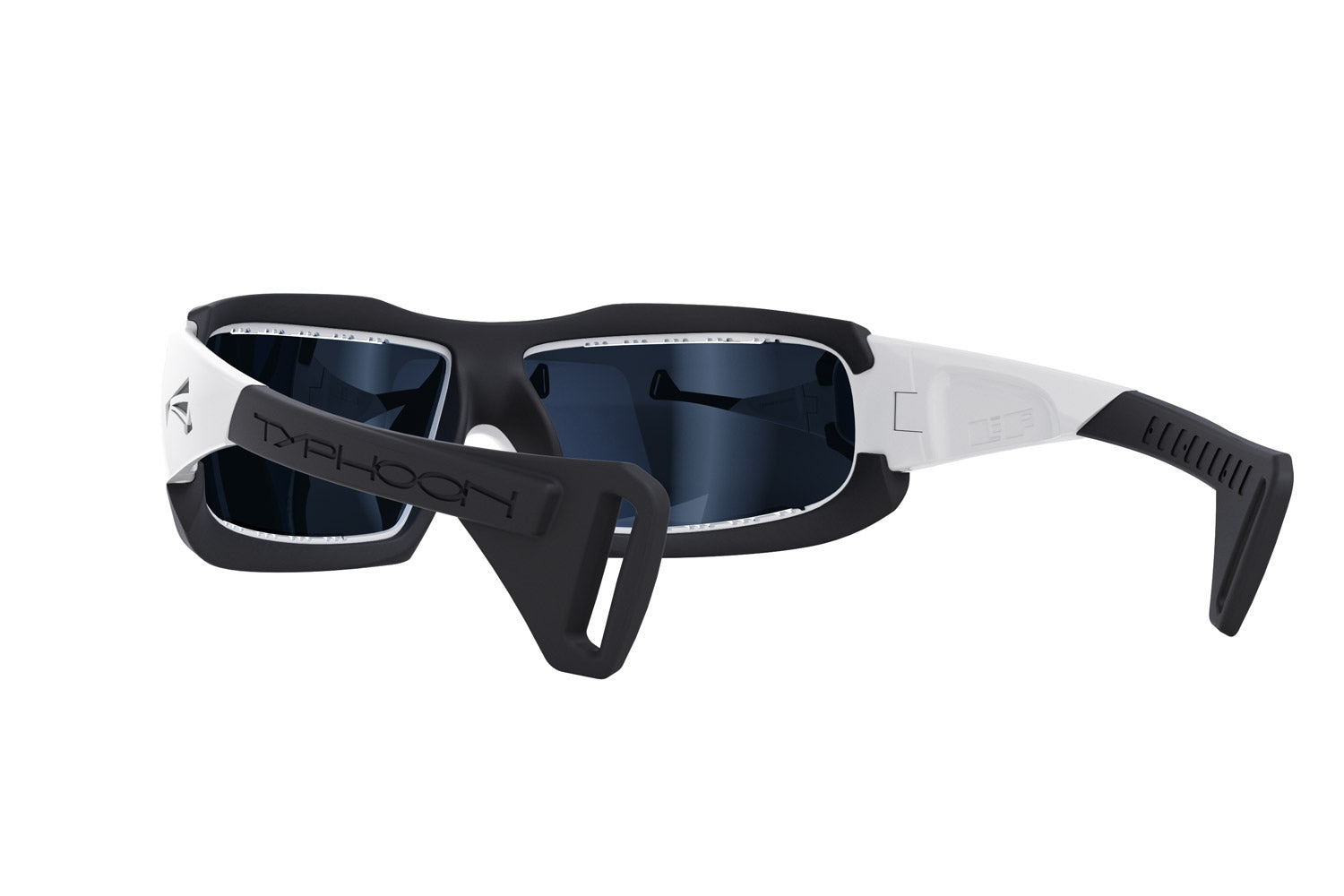 Lip Typhoon Polarized Sunglasses White Frames with Zeiss Smoke Lenses