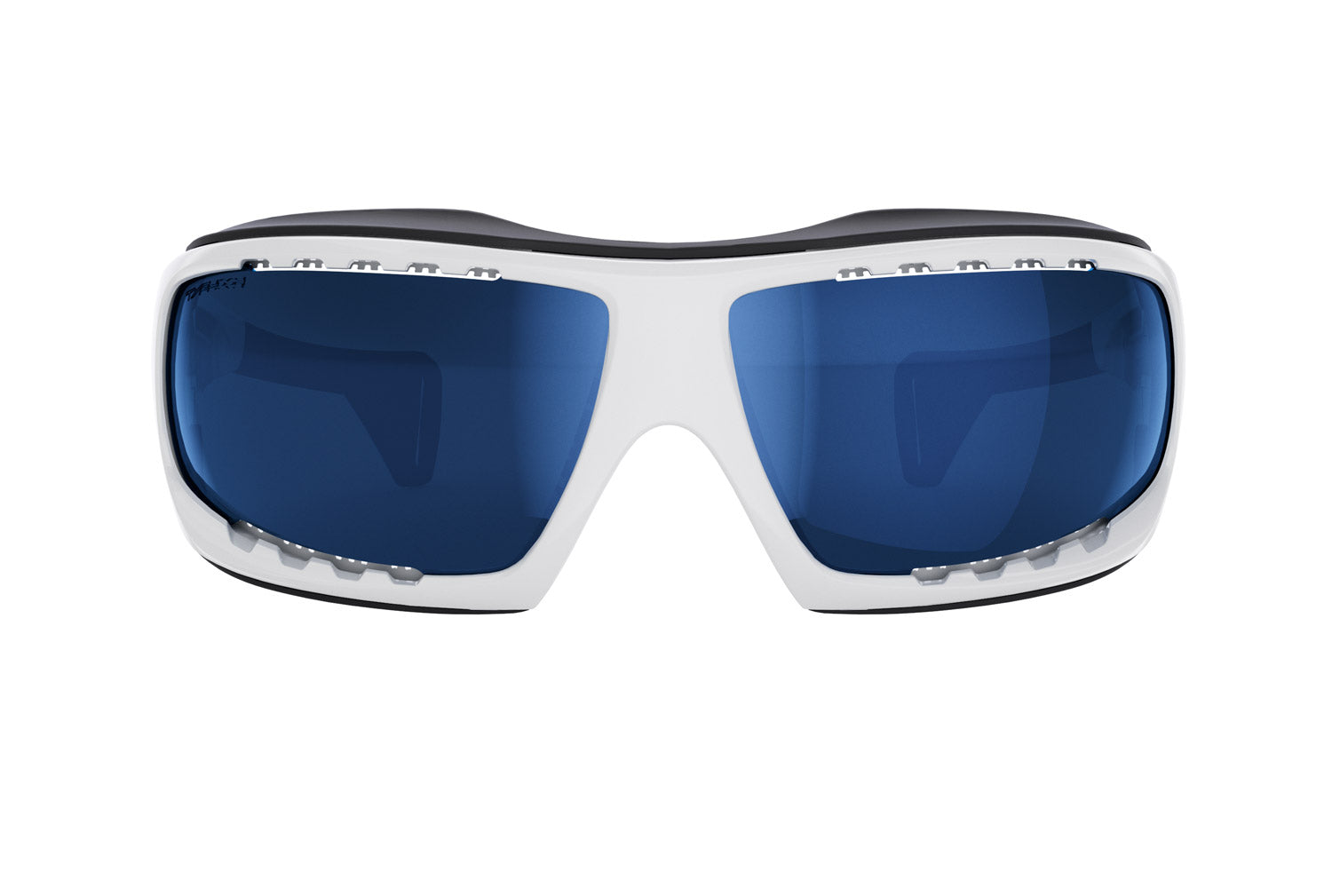 Lip Typhoon Polarized Sunglasses White Frames with Zeiss Blue Lenses
