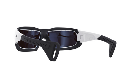 Lip Typhoon Polarized Sunglasses with Zeiss Lenses Pacific Blue & Gloss White Frames