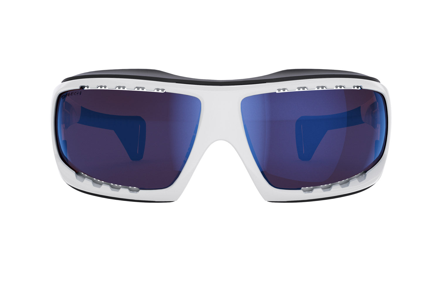 Lip Typhoon Polarized Sunglasses White Frames with Zeiss Pacific Blue Lenses