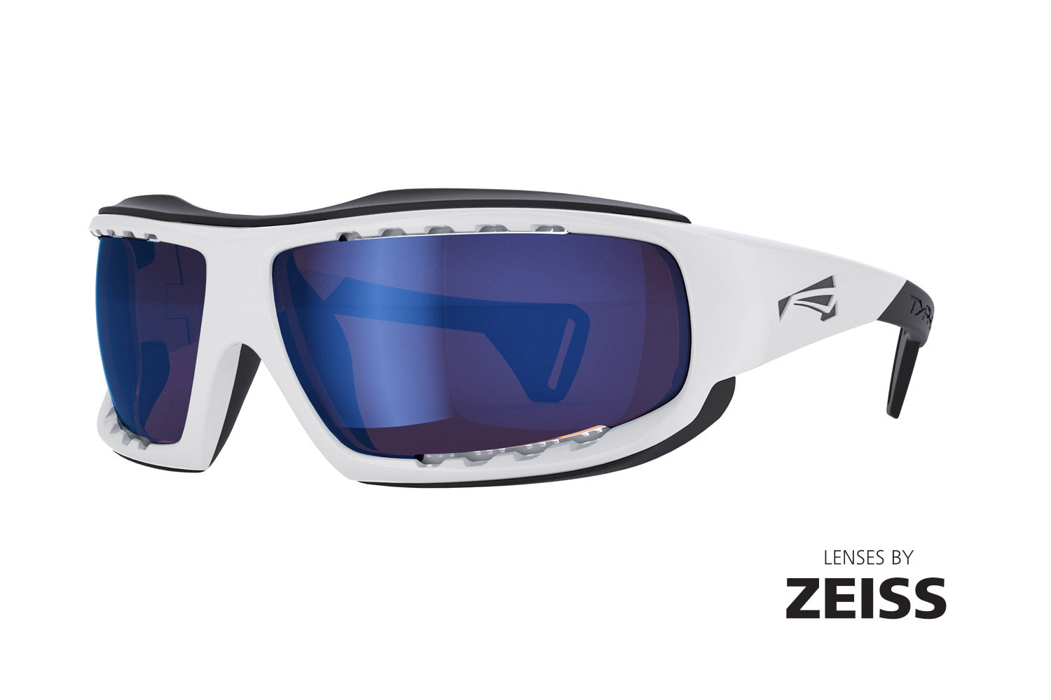 Lip Typhoon Polarized Sunglasses White Frames with Zeiss Pacific Blue Lenses