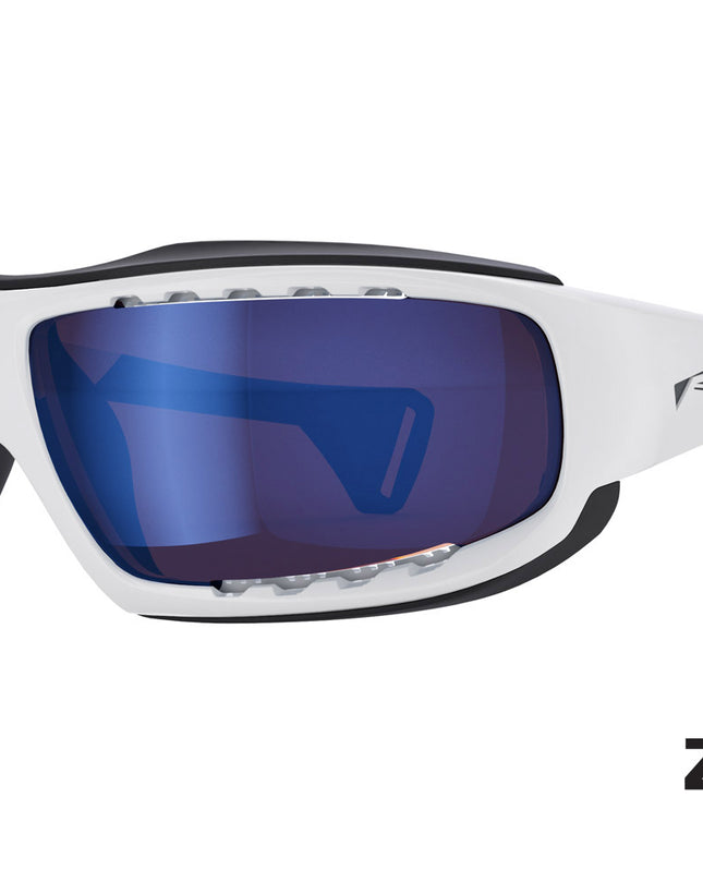 Lip Typhoon Polarized Sunglasses White Frames with Zeiss Pacific Blue Lenses