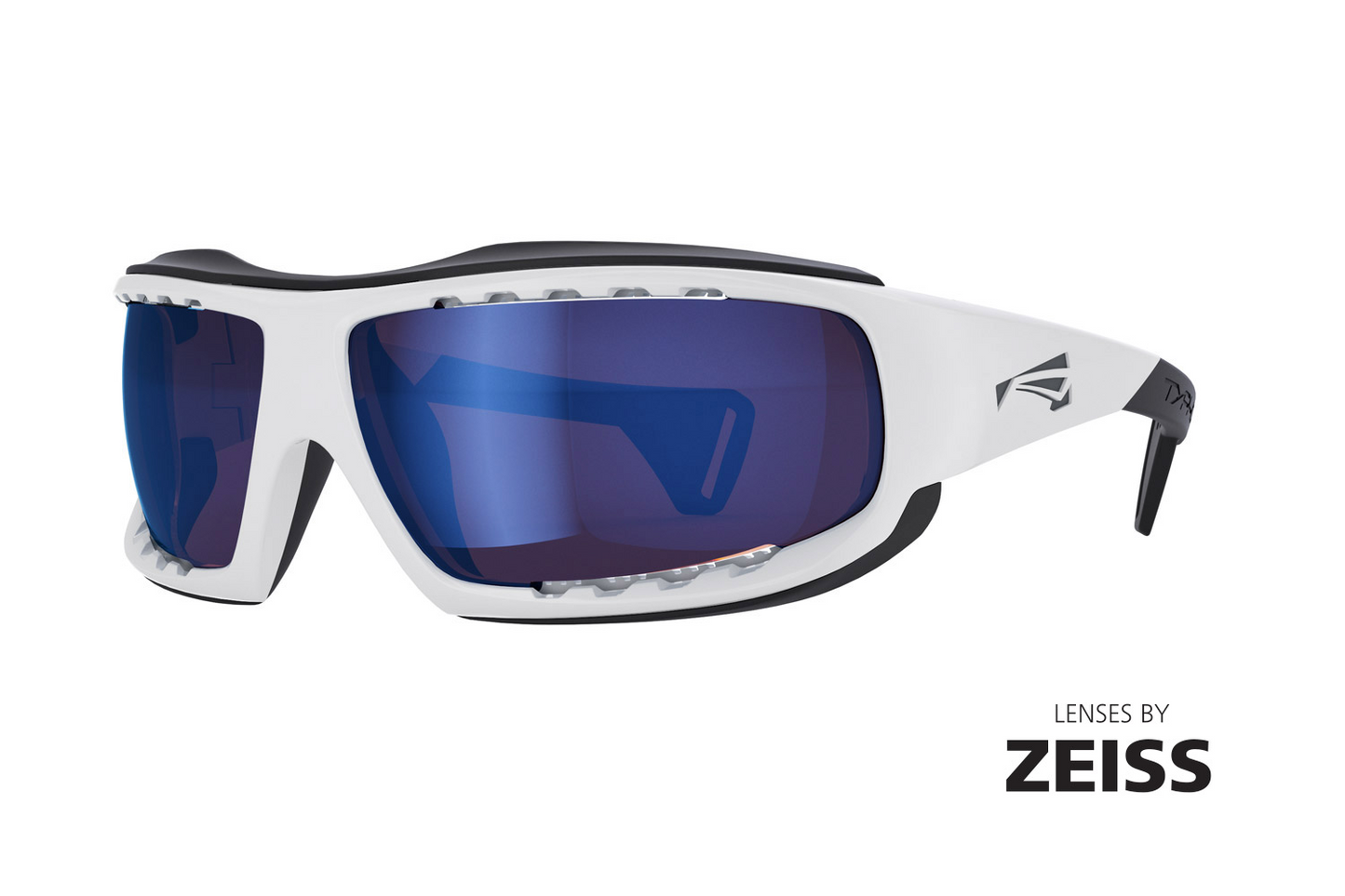 Lip Typhoon Polarized Sunglasses with Zeiss Lenses Pacific Blue & Gloss White Frames