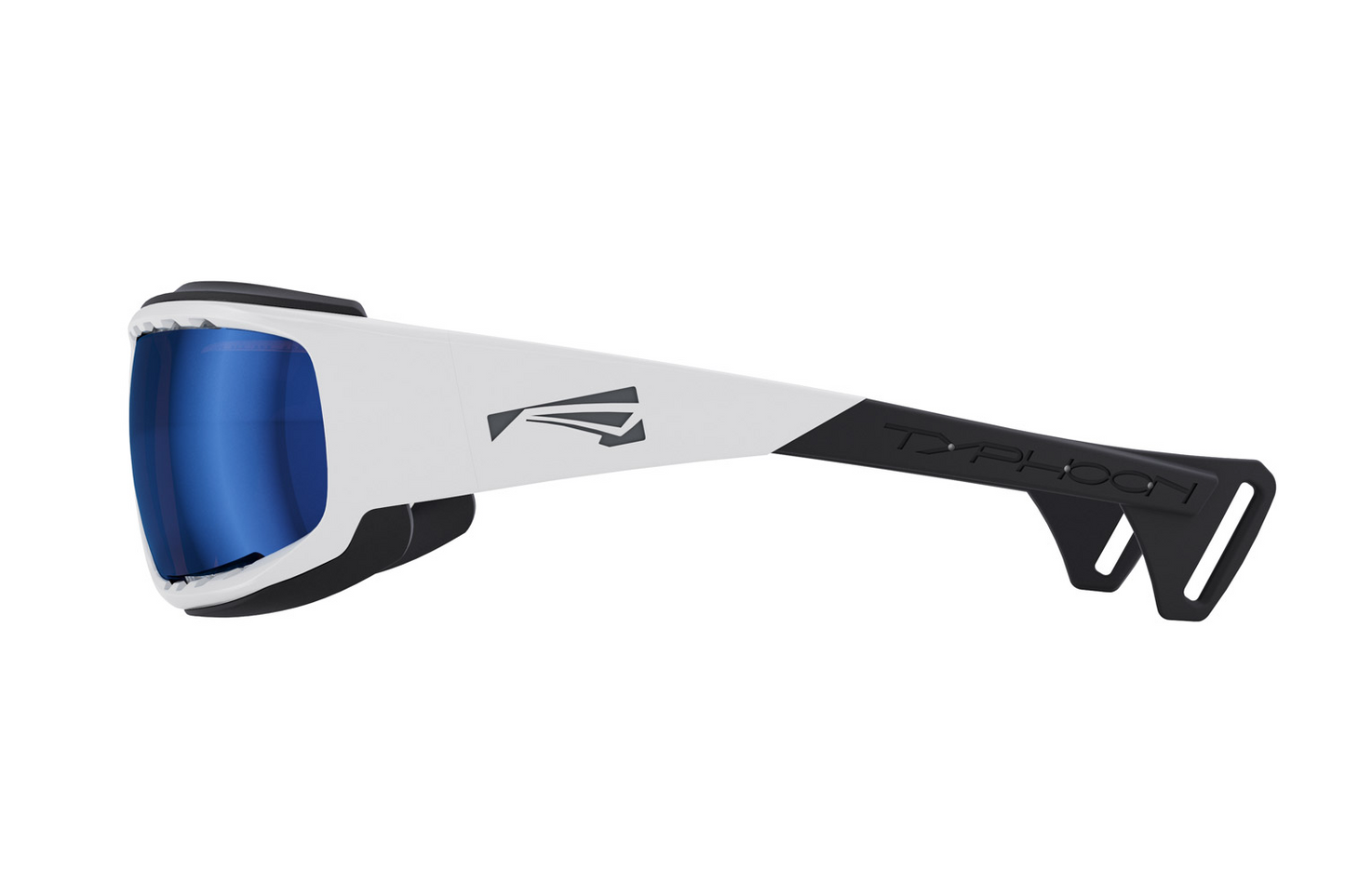 Lip Typhoon Polarized Sunglasses with Zeiss Lenses Pacific Blue & Gloss White Frames