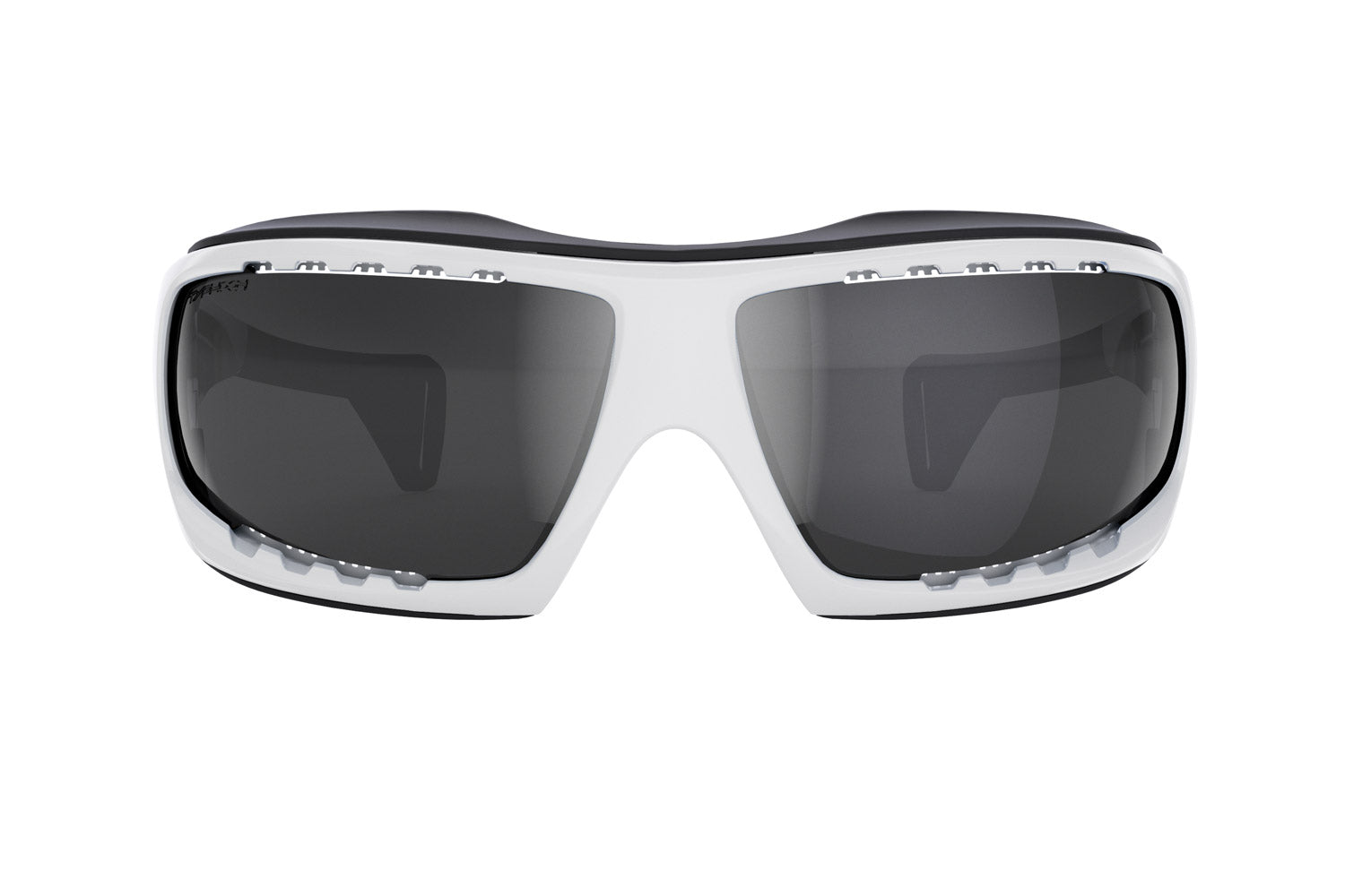 Lip Typhoon Polarized Sunglasses White Frames with Zeiss Smoke Lenses