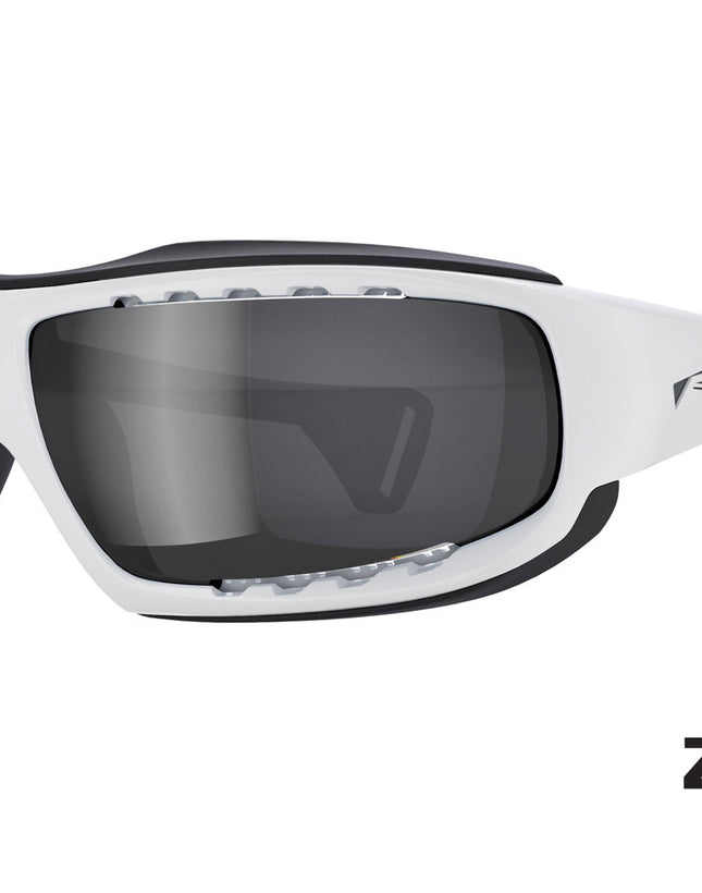 Lip Typhoon Polarized Sunglasses White Frames with Zeiss Smoke Lenses