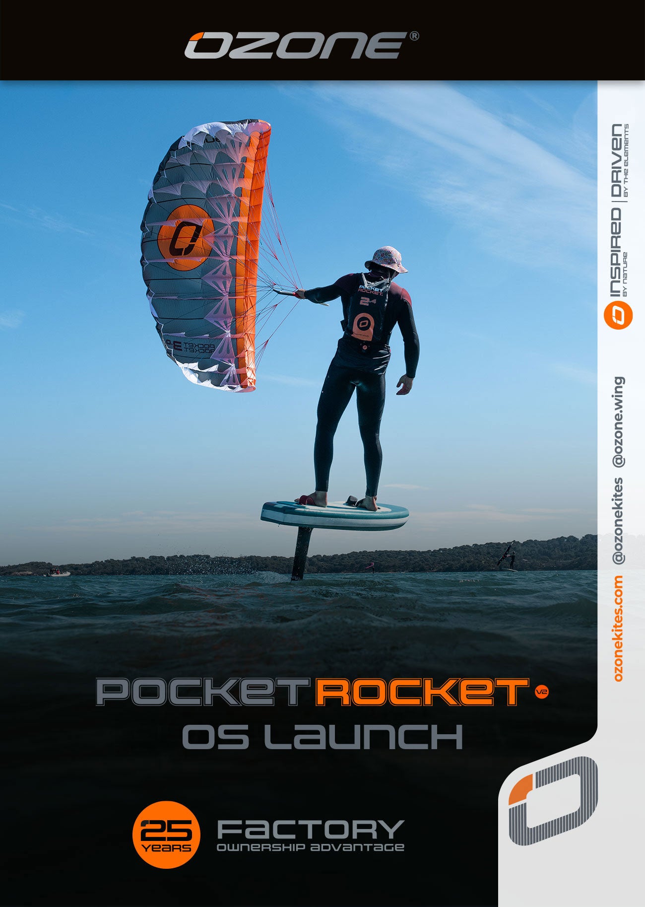 Ozone Pocket Rocket Parawing V2 1.9m In stock Now