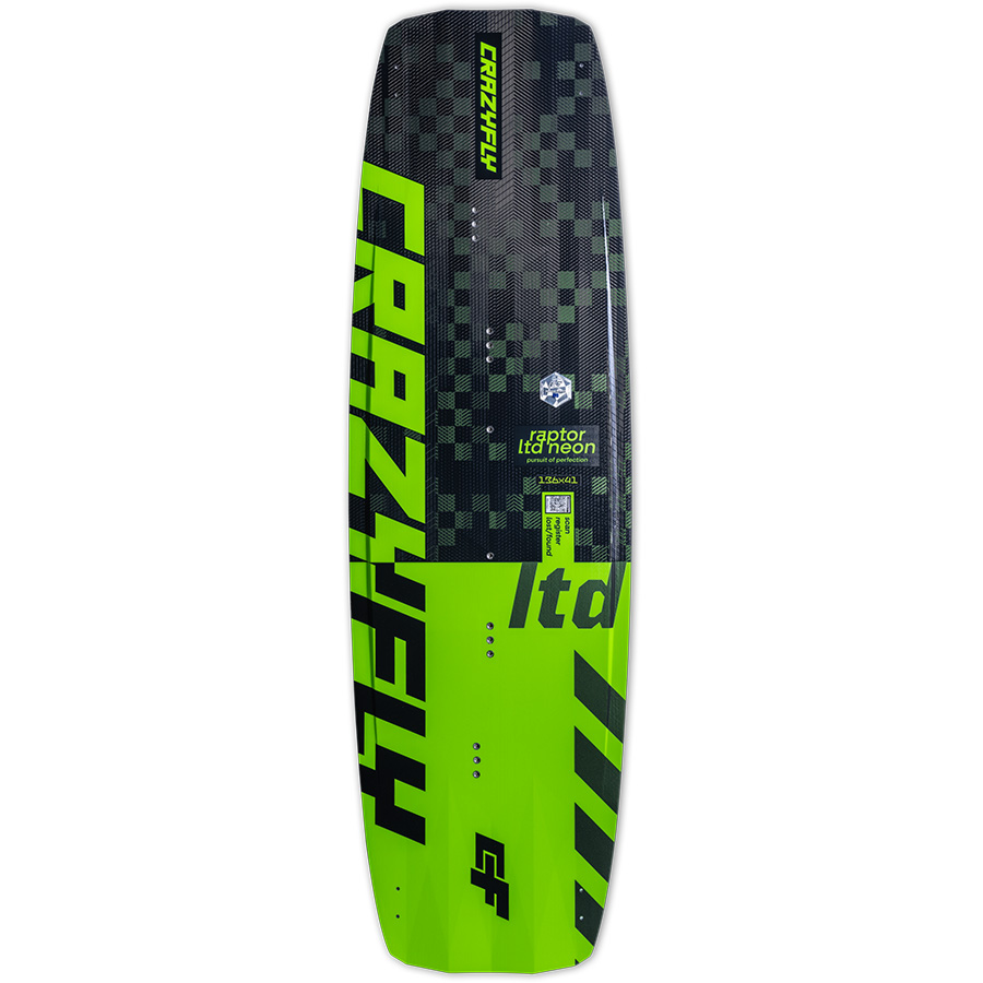 2024 Crazyfly Raptor LTD Neon Twin Tip Kiteboard