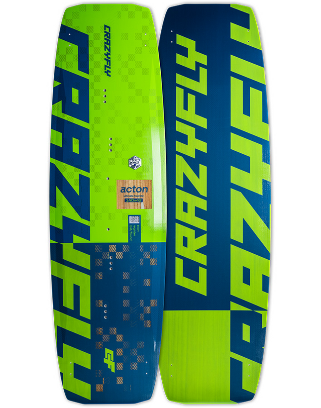 2025 Crazyfly Acton Twin Tip Kiteboard