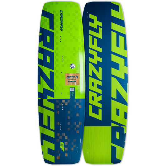 2025 Crazyfly Acton Twin Tip Kiteboard