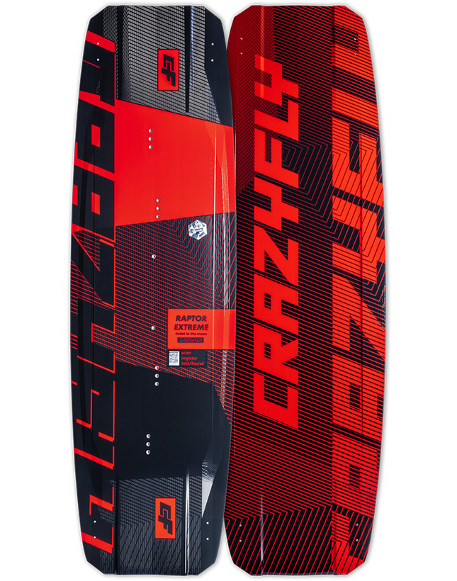 2025 Crazyfly Raptor Extreme Twin Tip Kiteboard