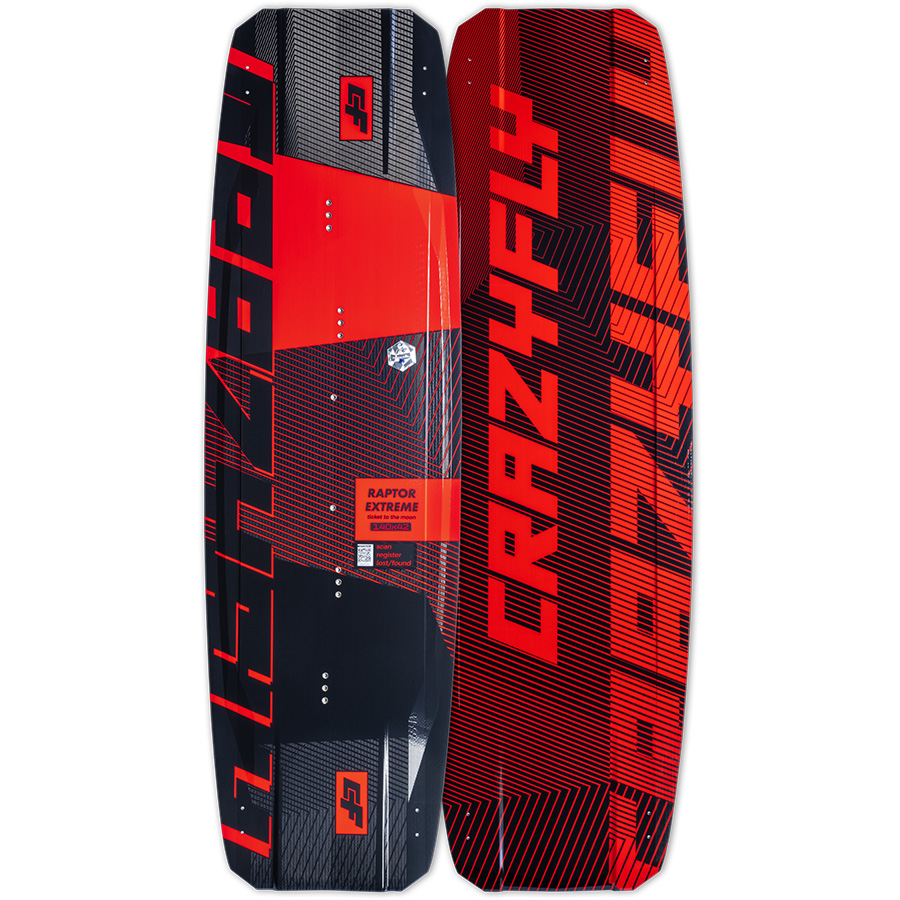 2025 Crazyfly Raptor Extreme Twin Tip Kiteboard – adventurekiteboarding.com