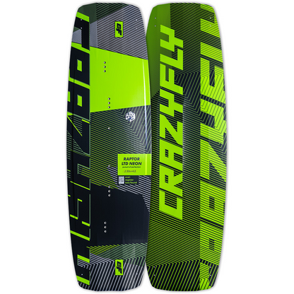 2025 Crazyfly Raptor LTD Neon Twin Tip Kiteboard