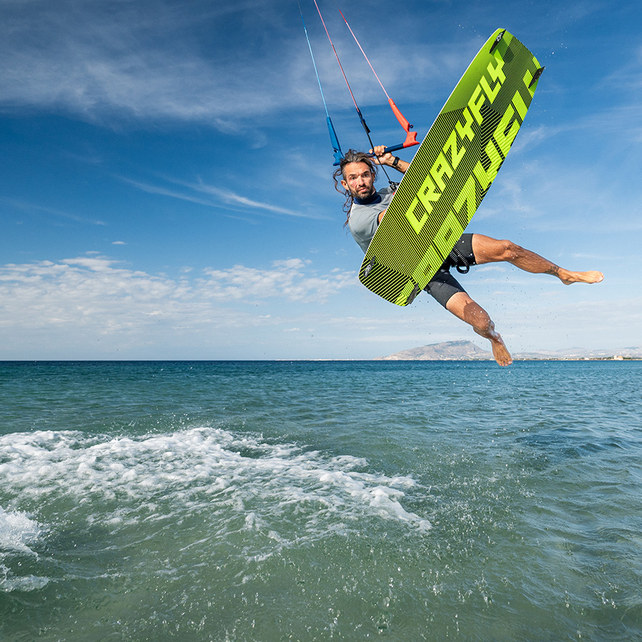 2025 Crazyfly Raptor LTD Neon Twin Tip Kiteboard