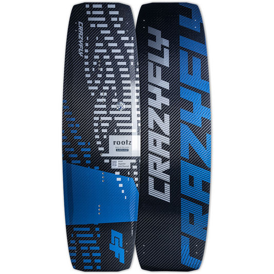 2025 Crazyfly Rootz Carbon Fiber Twin Tip Kiteboard