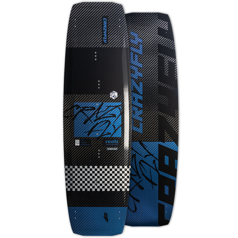 2026 Crazyfly Rootz Carbon Fiber Twin Tip Kiteboard