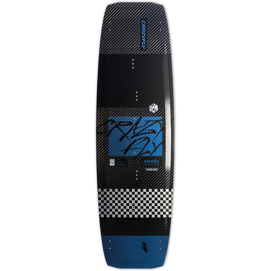 2026 Crazyfly Rootz Carbon Fiber Twin Tip Kiteboard