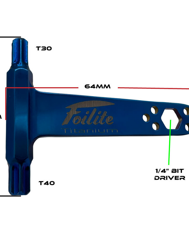 Foilite Titanium Torx Wing Multi Tool T30/T40 Hammer Design