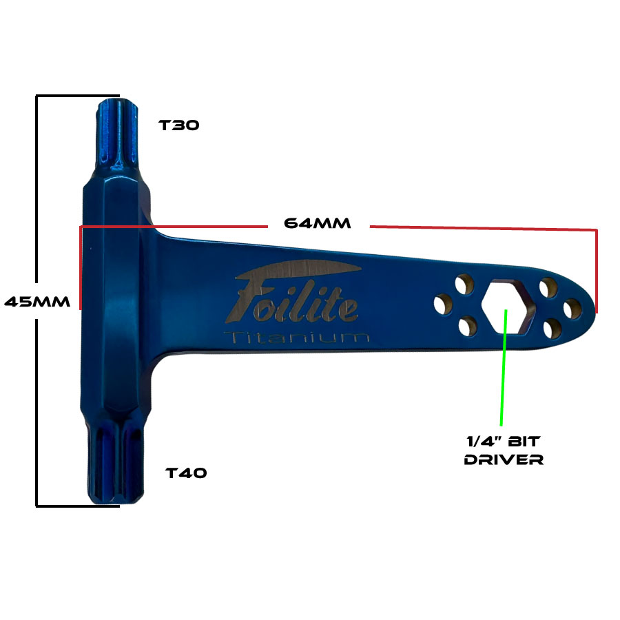 Foilite Titanium Torx Wing Multi Tool T30/T40 Hammer Design