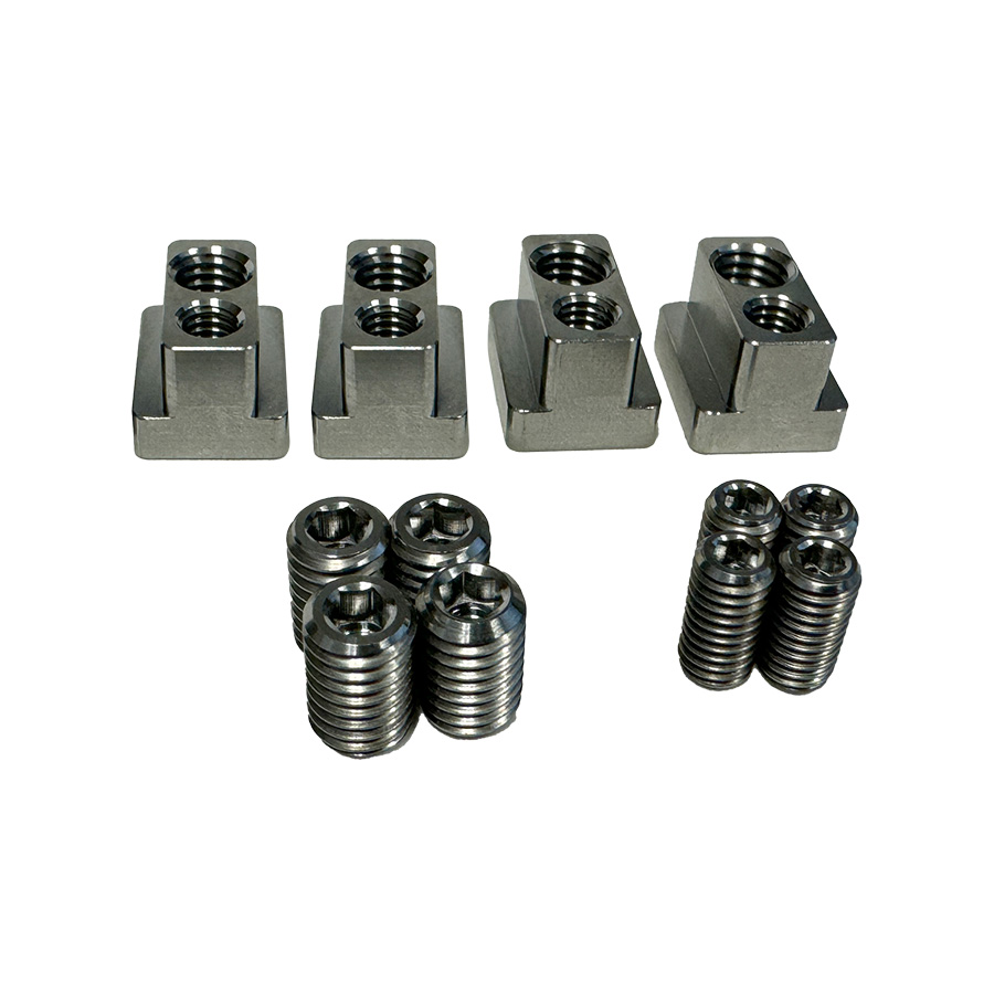 Foilite - Titanium Hydrofoil Track Lock Universal Track Nut - Set of 4