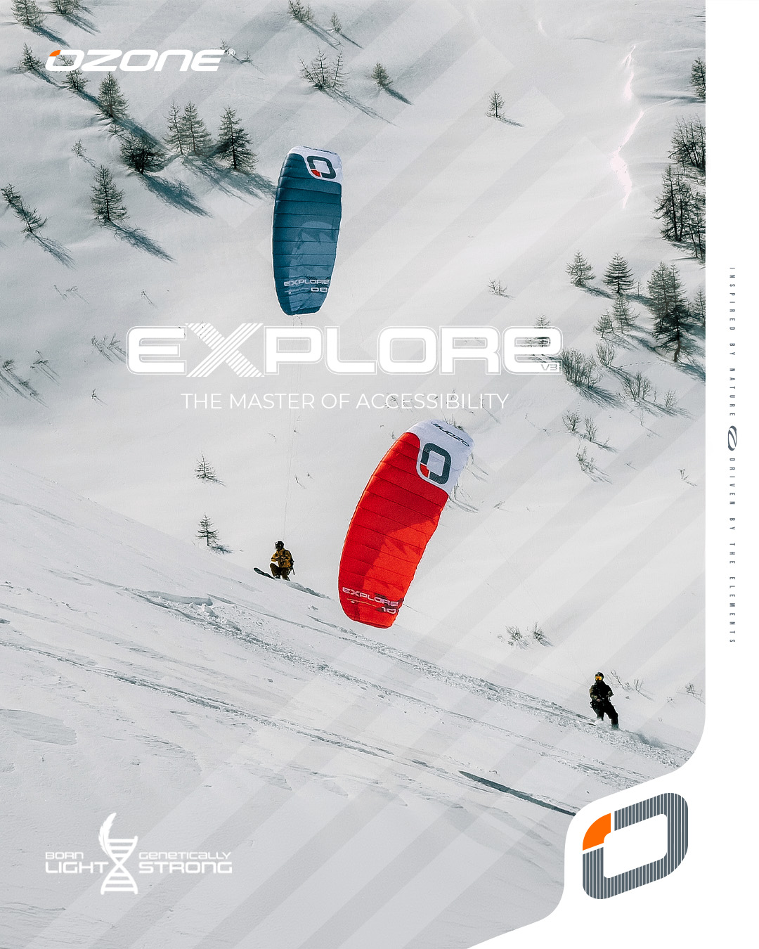 Ozone Explore Snow Kite V3 (2025 model)