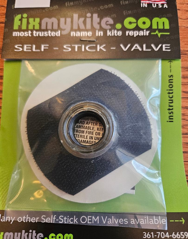 Cabrinha Air Lock 2 Valve Replacement with Velcro Base Only