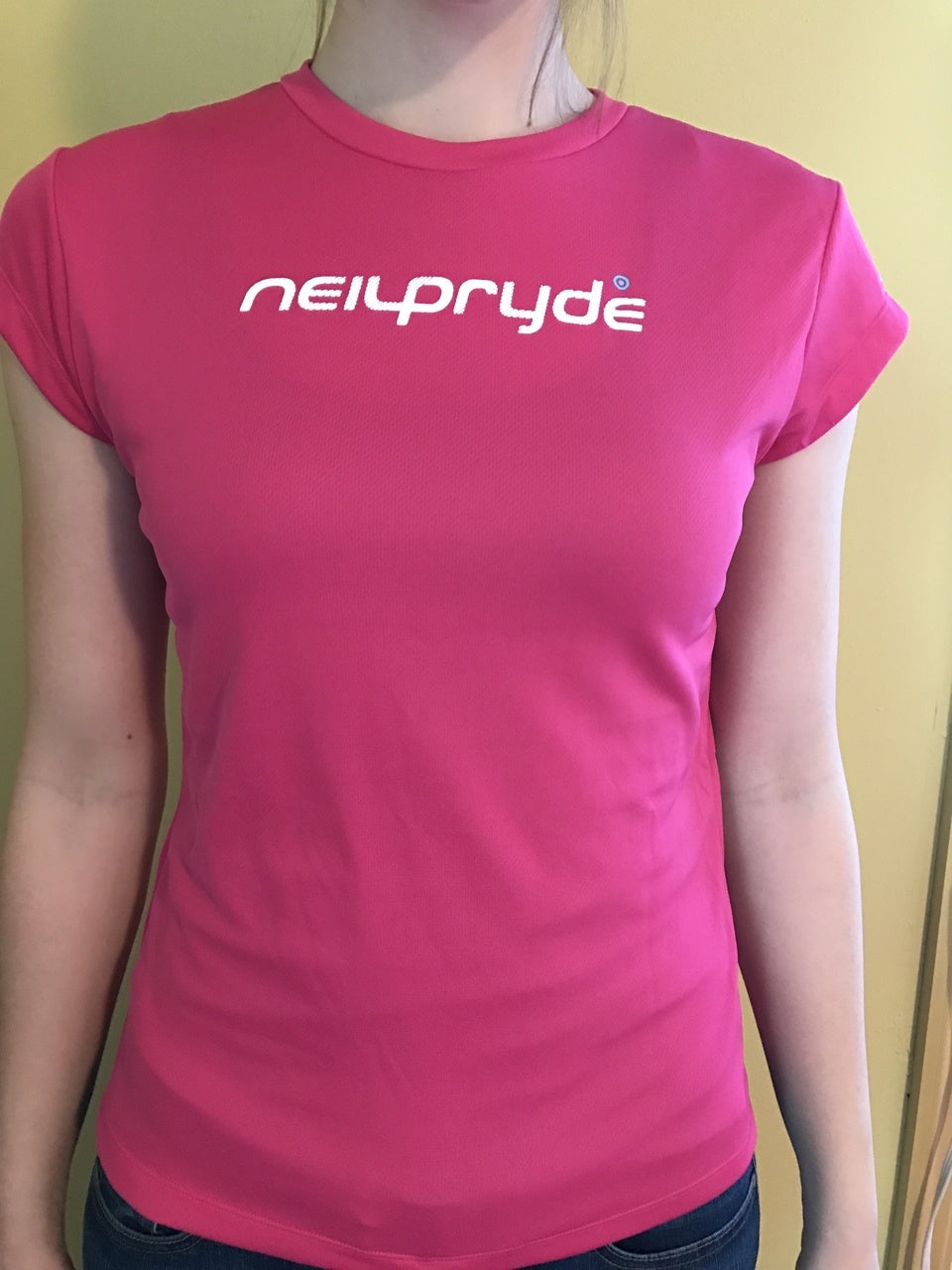 Neil Pryde Ladies Short Sleeve Pink Hydrotex Top