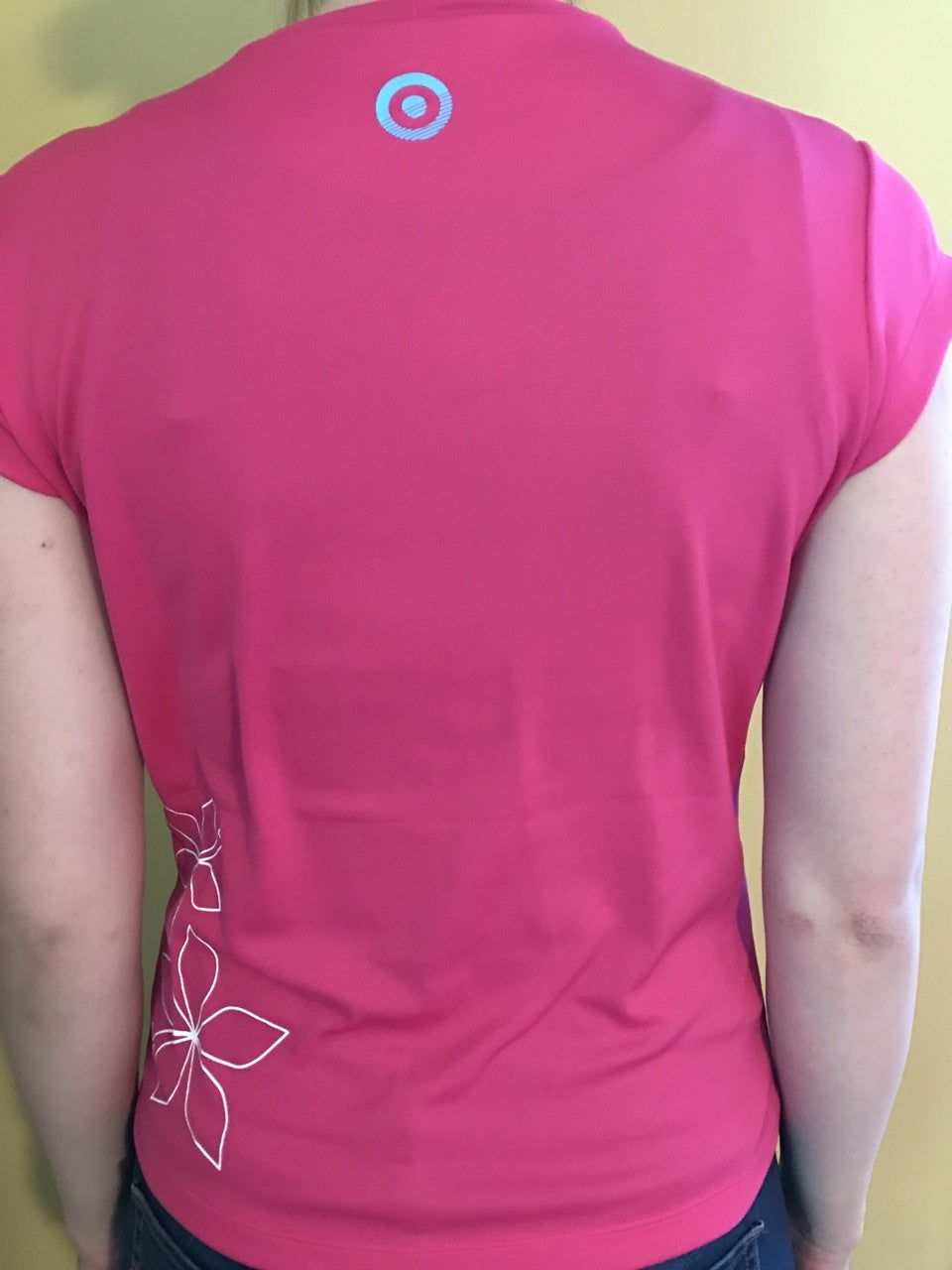 Neil Pryde Ladies Short Sleeve Pink Hydrotex Top