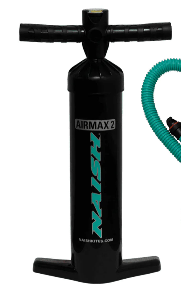Naish Airmax 2 Kite & Wing Pump 20" with 3 Nozzles & Pressure Gauge