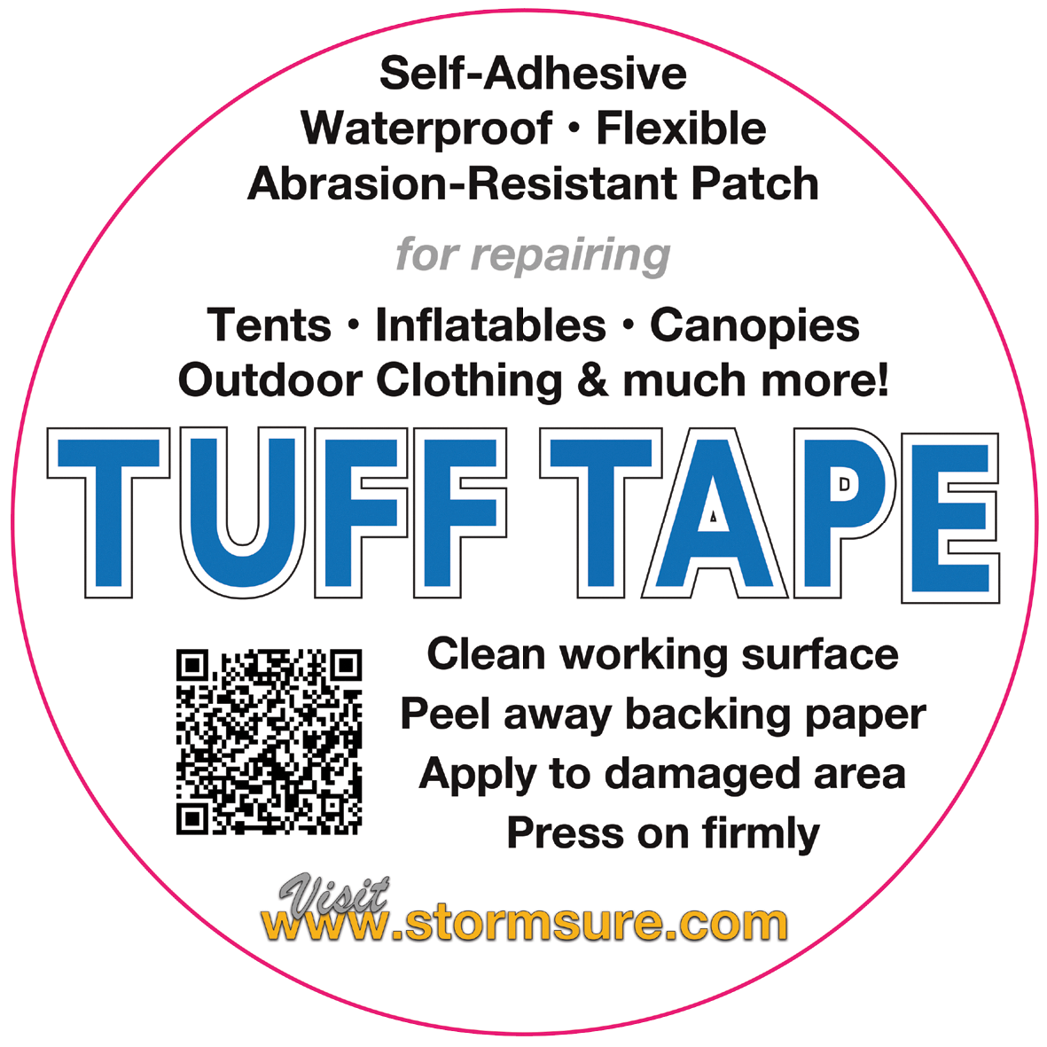 Stormsure Inflatables Repair Kit for bounce house, kiddie pools, pool toys, etc.