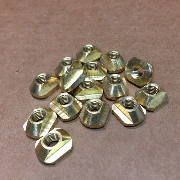 M8 Brass Hydrofoil Track T-Nuts Set of 4